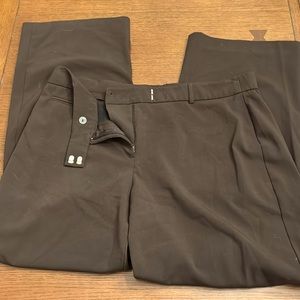 JMCollection chocolate brown boot cut dress pants. Size 16 short